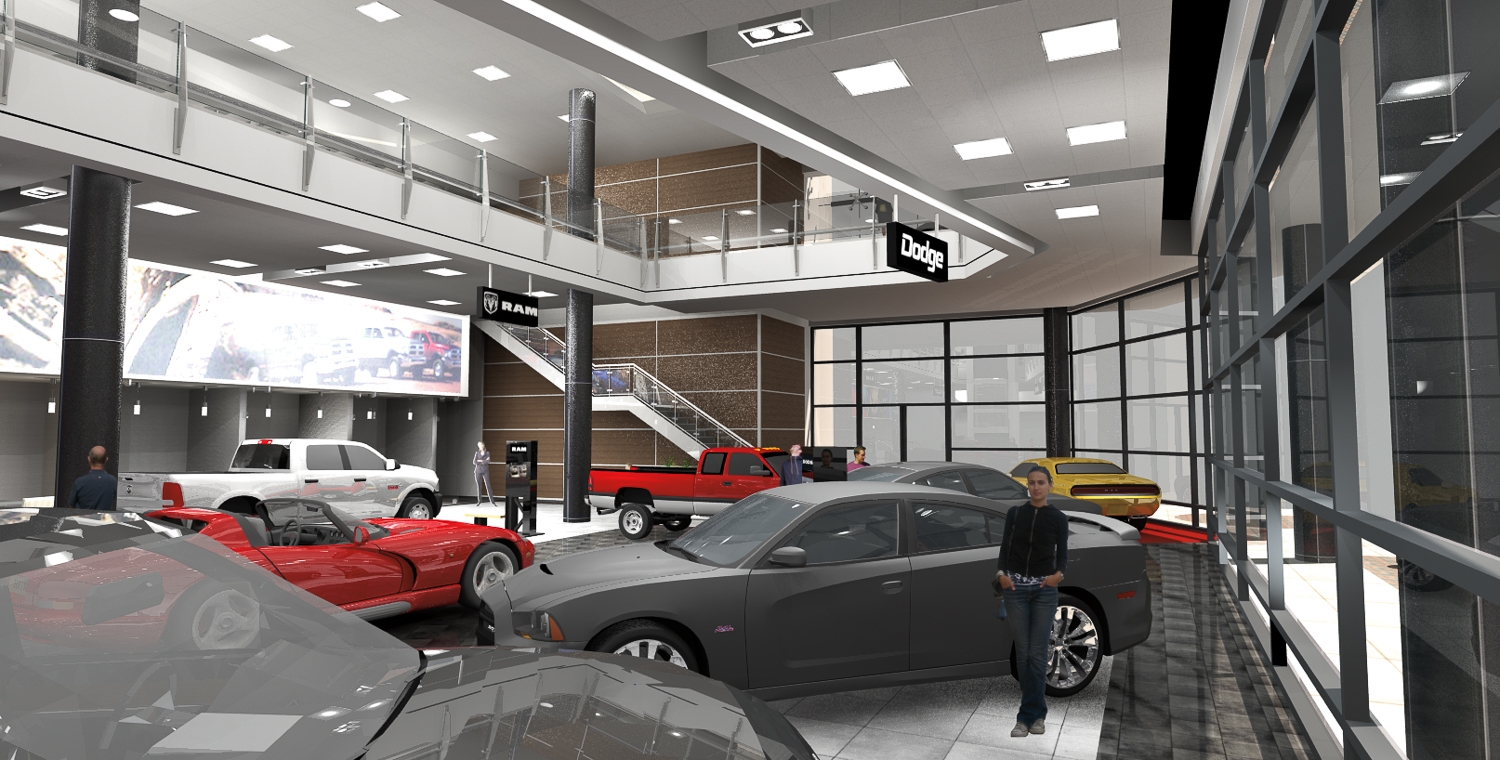 Chrysler Dealership Visualization Automotive Dealership Design